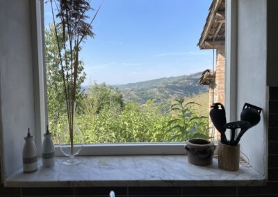 Uitzicht appartement Dolcetto